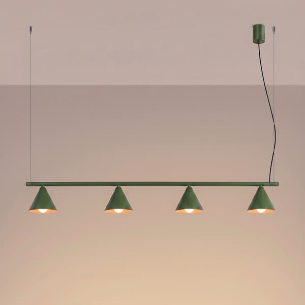 Ljuskrona NOX 4L olivgrön Green