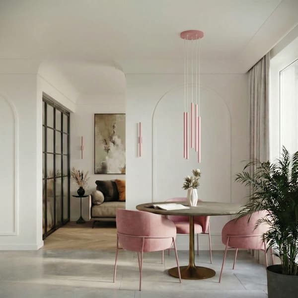 Vägglampa PASTELO 2 rosa Pink
