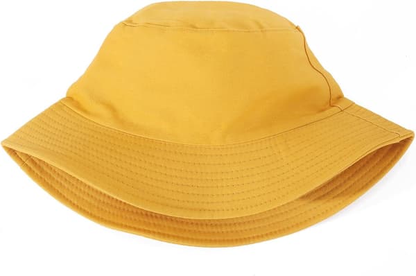 Hinkhatt Unisex Solhatt Enfärgad Herr Dam (Gul)