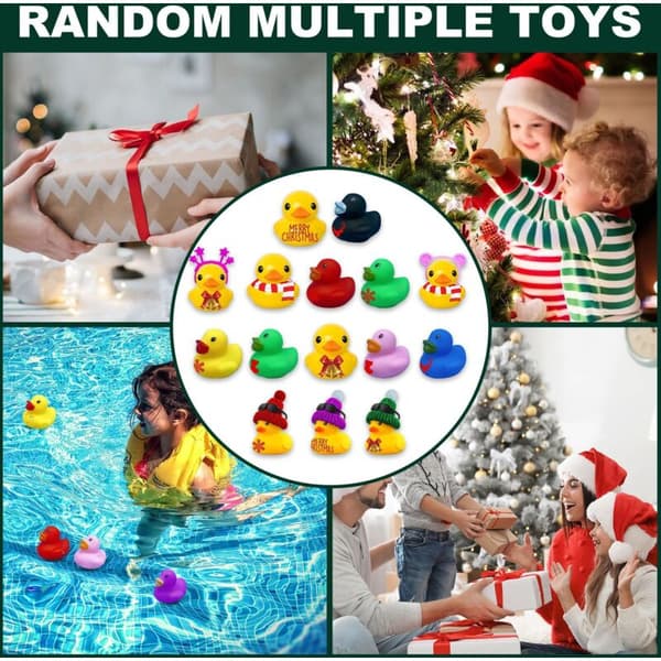 Gummianne-julekalender, 24 luker, julestemning, gummianne-leketøykalender, overraskelsesgave