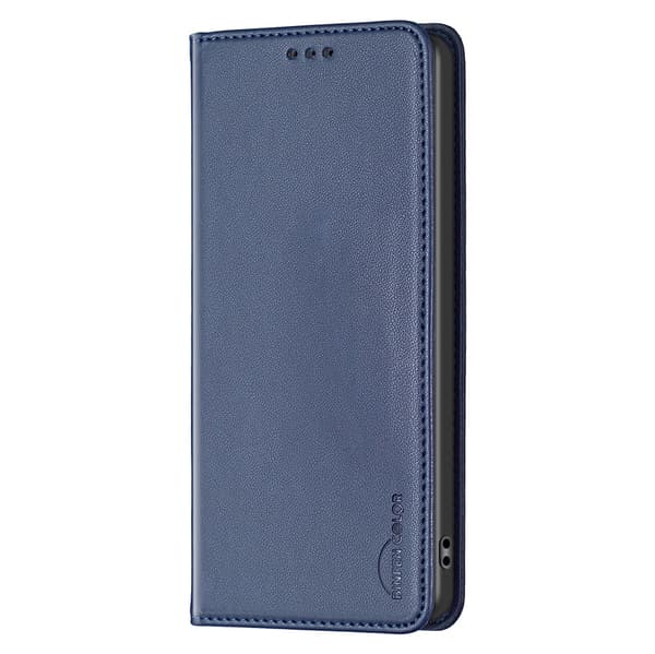 Magnetiskt RFID-skyddande stöldskyddande läderfodral för Samsung Galaxy A54 5G Blue
