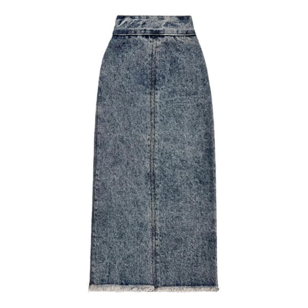 Punk Distressed Trim Jeans Benvärmare med Elastiska Muddar Harajuku