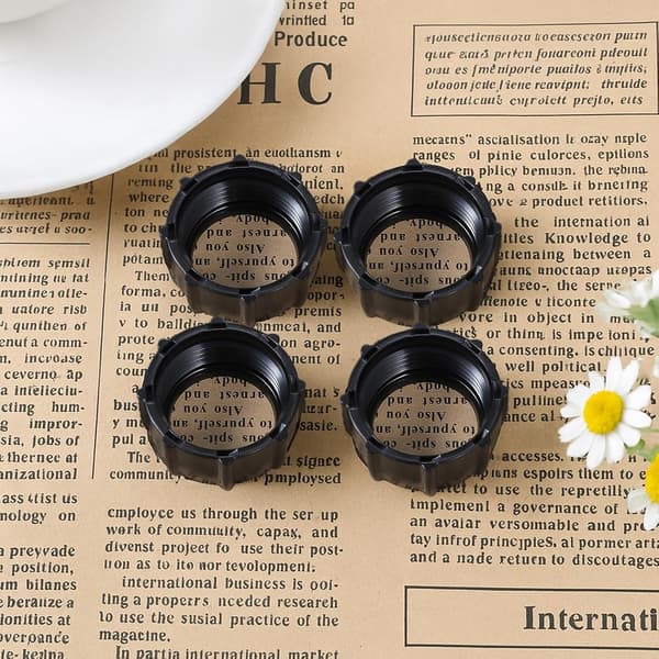 4 stk. reservedeler for mobilholder til bil, strammemutter for erstatning av bilfeste, 17 mm kuleleddadapter, feste
