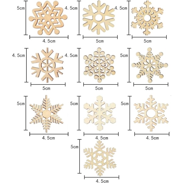 Gör-det-själv snöflinga julgran, julgransdekoration, gör-det-själv originalhängen, julgranshänge