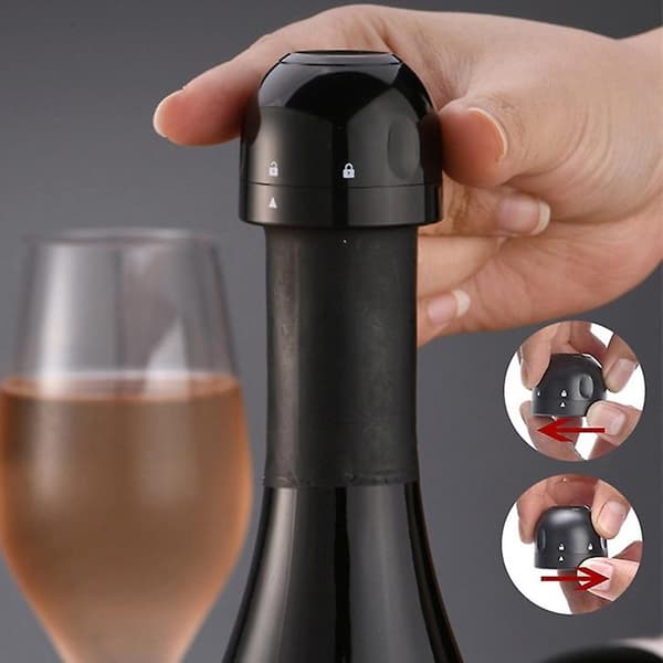 Flasklock Förseglad Fräschör Abs Party Champagne Vinpropp Barverktyg