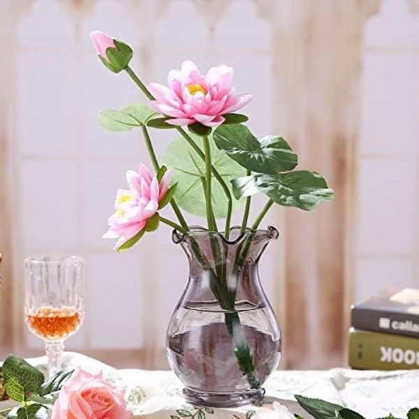 Vas Glas Liten Vas Modern Färgglad Matsalsbord Vas Blomster Växt Vas Keramik Vas Dekoration Ga