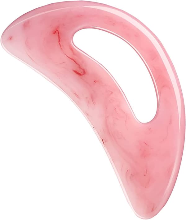 Gua Sha massage tool with handle, large resin lymphatic drainage massager - Perfet