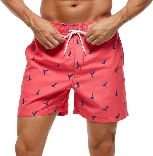 Men's Swim Trunks Quick Dry Shorts with Pockets (L) l