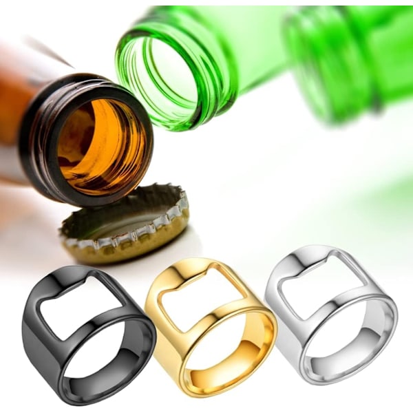Metallkorköppnare Ring Flasköppnare Ölringsflasköppnare Retro Cola Ölkorkskruv Ring för Vila