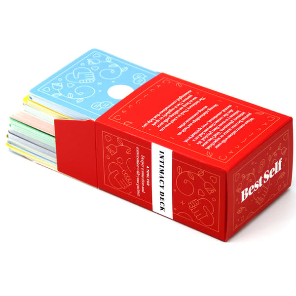 150 kortin Intimacy Deck by BestSelf -lautapeli, seurapelikorttipeli
