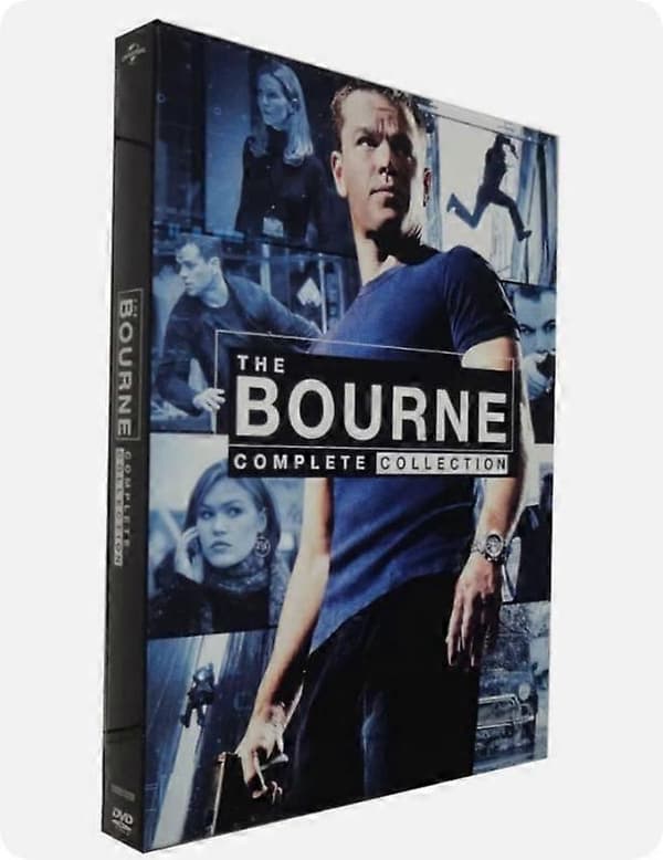 Bourne: Kokoelma 5 elokuvaa (DVD, 2022, 6 levyn setti) Uusi