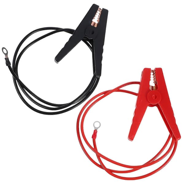 2 stk Startkabel Batteriklemmer Bilbatterilader Klemmer Med Kabler Erstatninger
