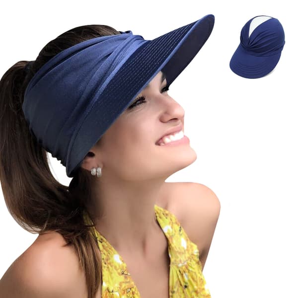 Sun visor / open sun hat DarkBlue DarkBlue 71