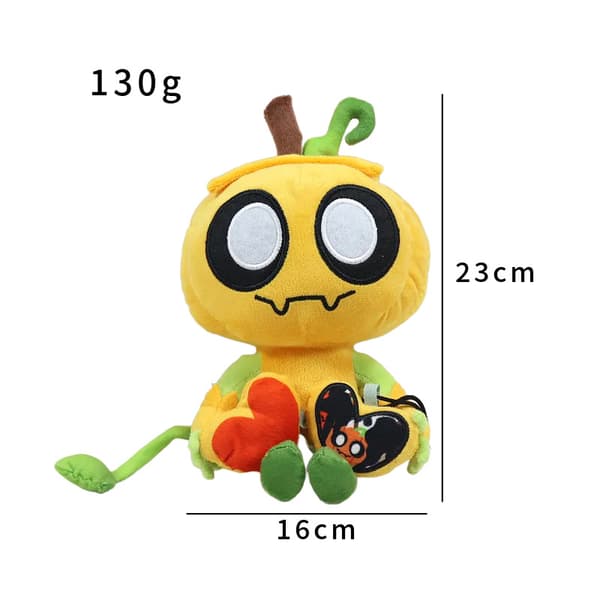 Dandy's World Pumpkin Plush Toy – Soft Gift for Kids & Teens pumpkin Individually compressed packaging