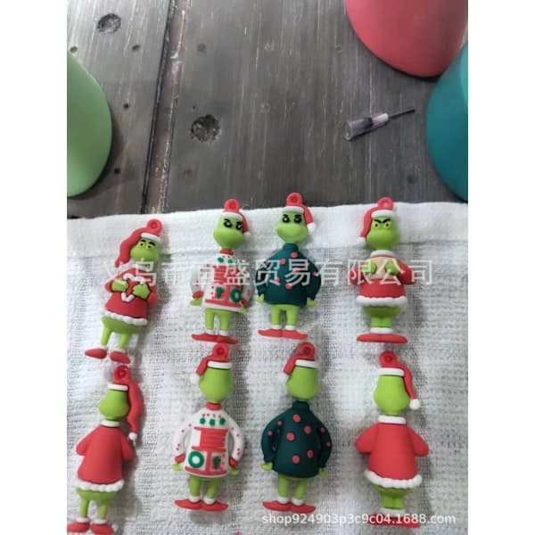 Juletrekule med Grinch-figur i blindboks, juletredekorasjon A,SD
