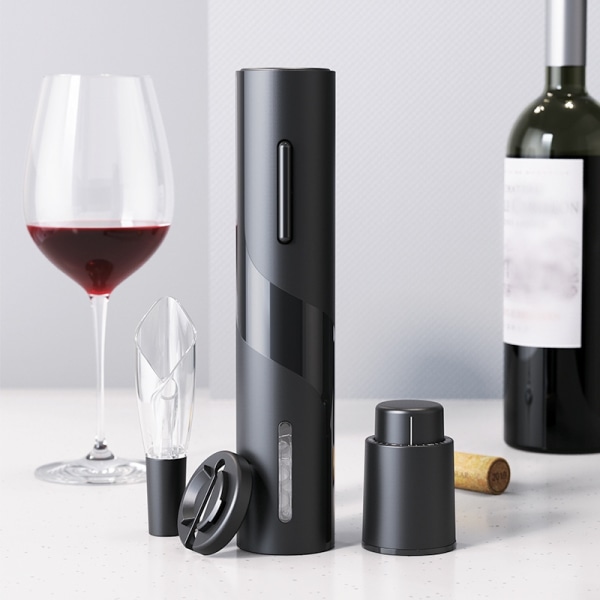 Elektriska röda vinöppnare, rödvinstillbehör presentset inklusive automatisk flasköppnare