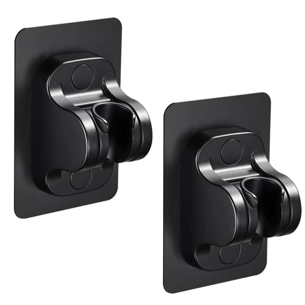 Drill-Free Shower Holder Self-Adhesive 2 Pcs