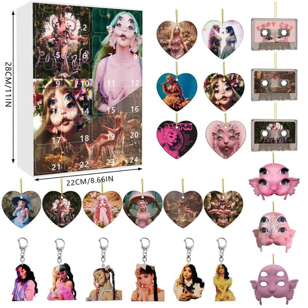 Melanie Martinez Blind Box Julekalender Akryl Flat Anheng A