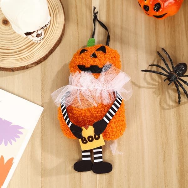 Halloween Spøgelse Græskar Vedhæng, Hængende Pynt til Festscenedekoration Sort