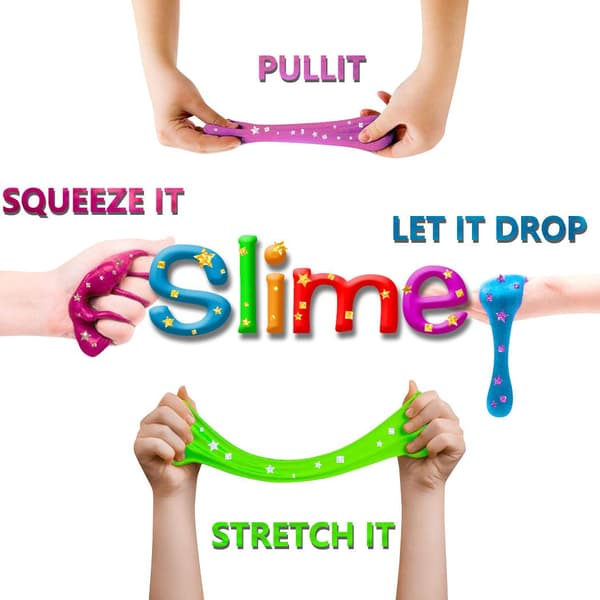 Julekalender DIY Fluffy Slime Kit Nedtellingskalender