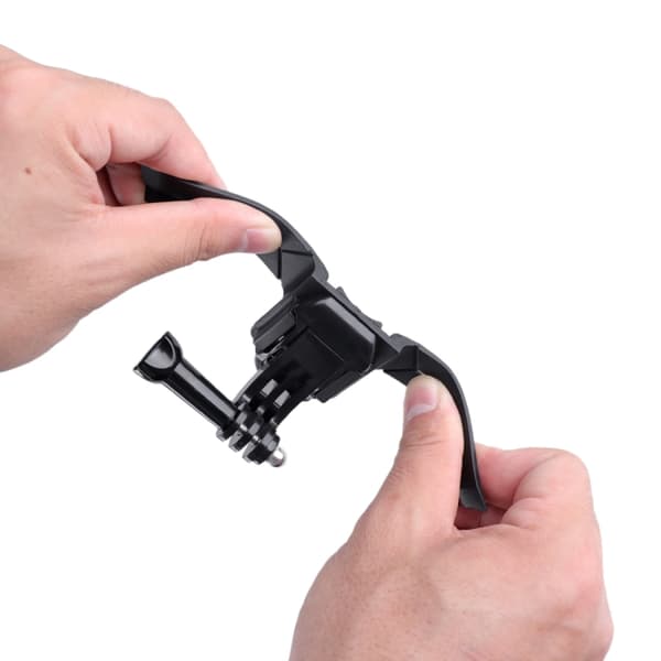 Helmet Mount with J-Hook for GoPro and Other Action Cameras