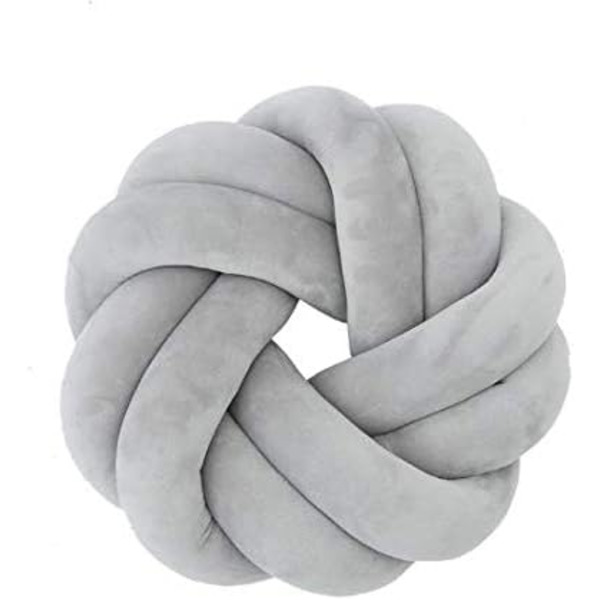 Knutbollskudde Handgjord Nap Pillow Plysch Dekorativ Kudde för Sovrum Soffa Bil Kontor Trav
