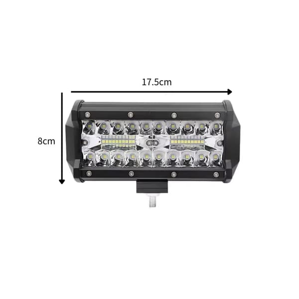 WANYI LED-arbejdslys til køretøjer, 120W forlygte, 12V/24V, 1 stk.