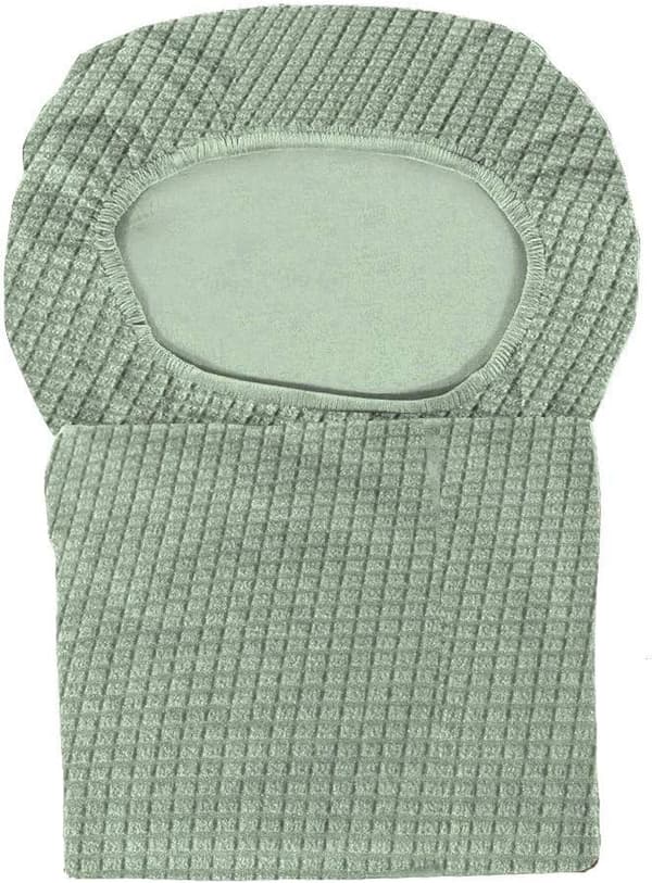 Stor stretch Jacquard matstolsskydd (Jade, 2 stycken)