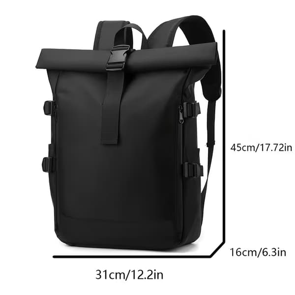 Edition: A durable laptop backpack with a dedicated laptop compartment, multiple pockets, and adjustable shoulder straps. With its spacious I