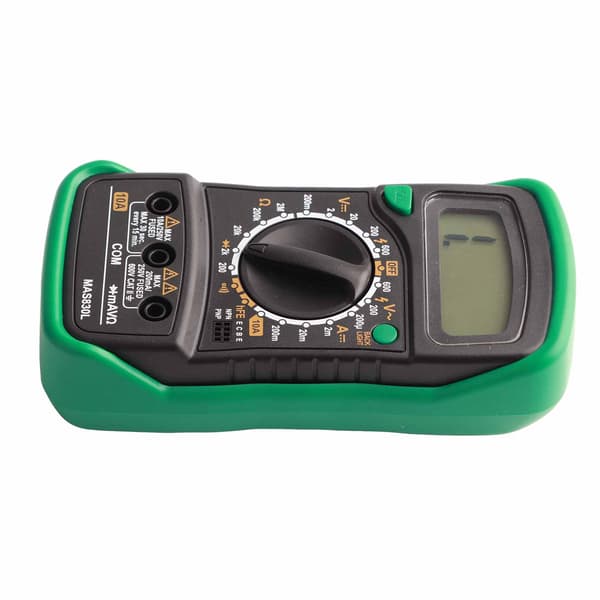 MAS830L Digitalt multimeter Bærbart højpræcisionsknap Elektrikermåler Digitalt voltmeter 0.4