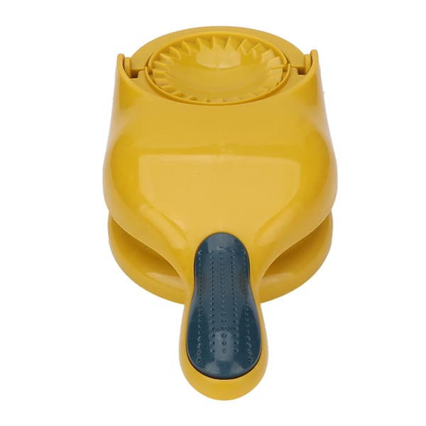 Portable Manual Dumpling Maker, 2-in-1, Dough Press, Kitchen Tool, Yellow