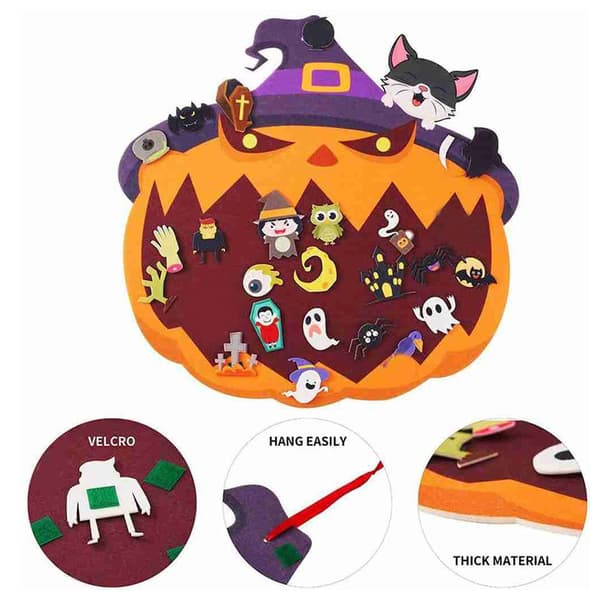 Halloween filt hengende pynt Halloween dekorasjon