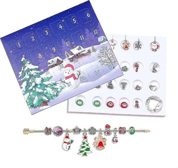 Ad 24 Ruts Ad Kuvert Blind Box DIY Henge Charm Smykker Ma Kit