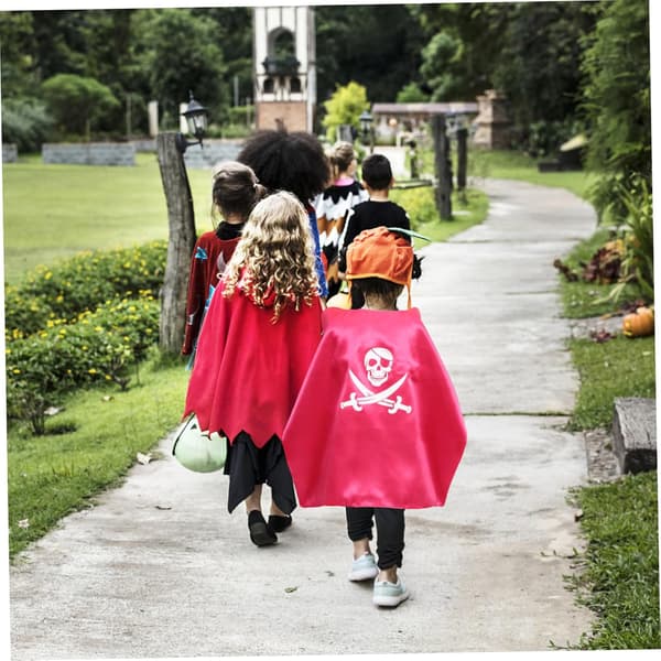 Pirat Cosplay-kappe for Halloween gutter og jenter, lett stoffmateriale lett å oppbevare