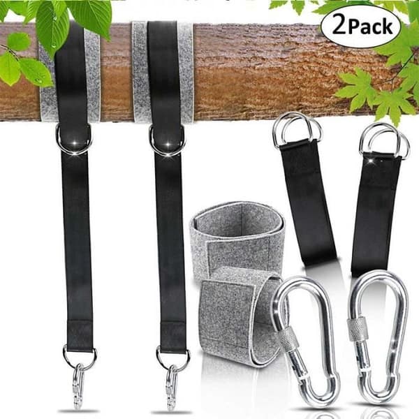 Outdoor Hammock Straps, 150 cm Long, with Hanging Straps Swings/Tree Protection.