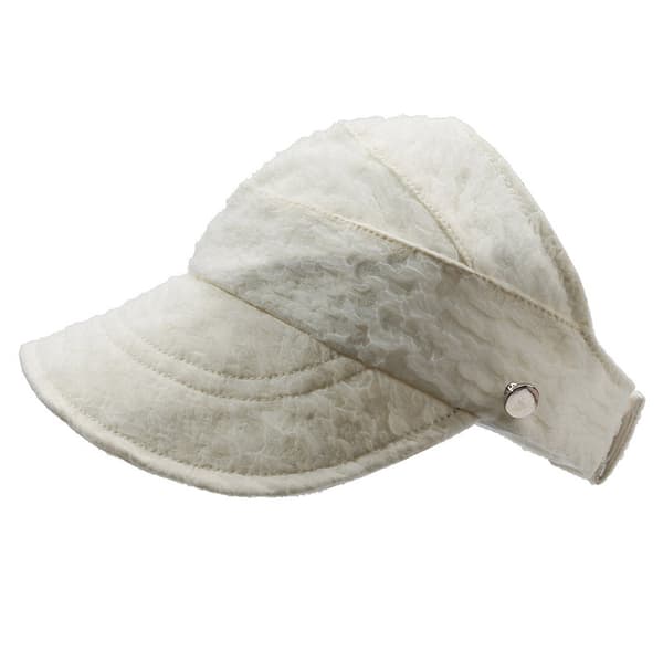 Tynn solbeskyttelseshatt / caps for sommeren Hvit White 65