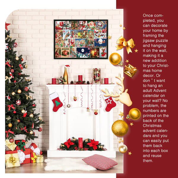 Julekalender Puslespill Kalender Blind Box