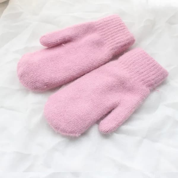 Vinter Varma Plyschhandskar Elastiska Mjuka Helfinger Ljusgrå 21,5*7,5 cm camel