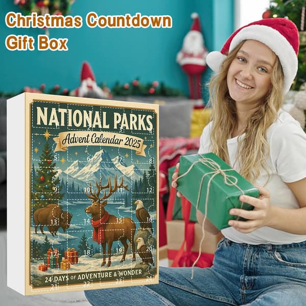 2025 Adventskalender Blind Box med Parktema