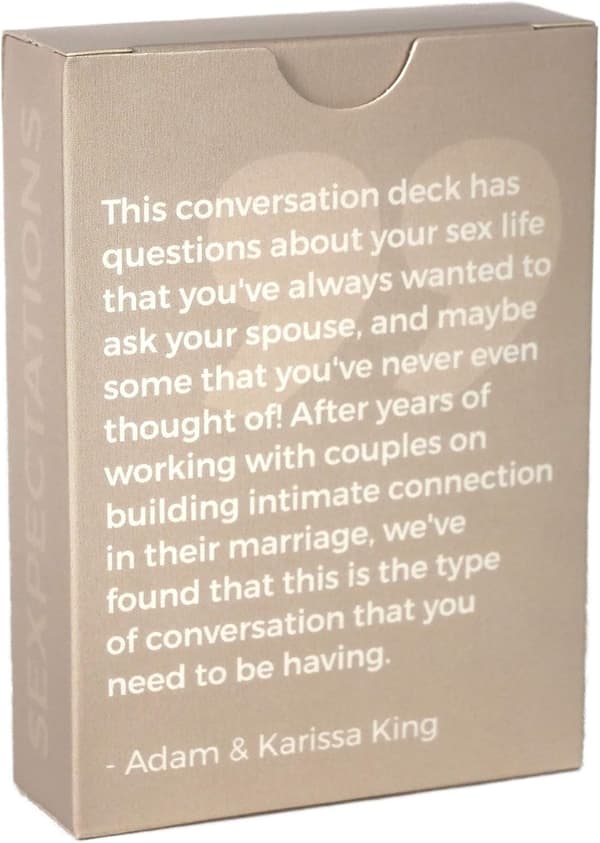 Card Deck - Conversation Starters for Couples - 52 Intimacy Questions - Communication in Relationships - Wedding Gift