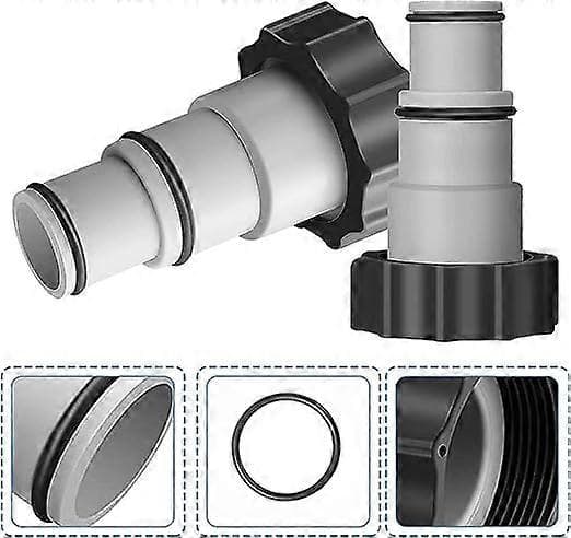 Pooladapter til Intex pooltilslutningssæt slangeadapter 32-38mm til poolpumper