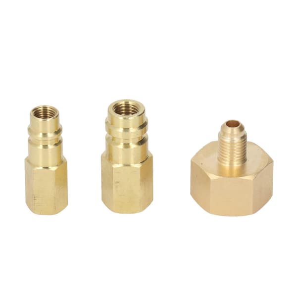 High-Quality Copper Air Conditioning Adapter, Perfect for R134A Refrigeration Systems, Enhances HVAC Performance
