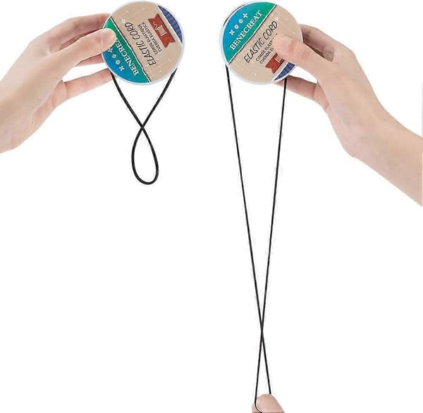 2,5 mm Sort Elastisk Snor 38 Yard Strækbar Tråd Perlesnor Stofledning Reb til DIY Håndværk Armbånd Halskæde