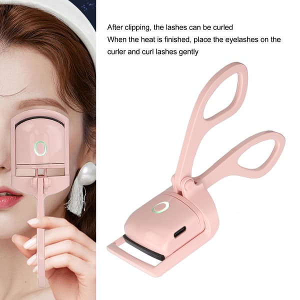 Electric Eyelash Curler, Rechargeable, Heated Eyelash Curler, Long-lasting, 2 Temperature Modes, Eyelash Tool