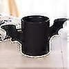 Batman Mugg Keramikmugg Tecknad Batmanvingar 3D Vattenmugg Kaffemugg Svart