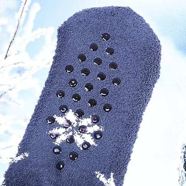 Pingvin Jul Vinter Varma och Halkfria Damstrumpor, Storlek 35/38