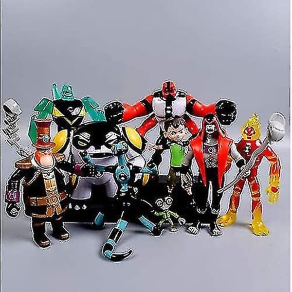 Ben 10 Actionfigur 9 stk 5\" PVC Dukkesæt Legetøjsmodel