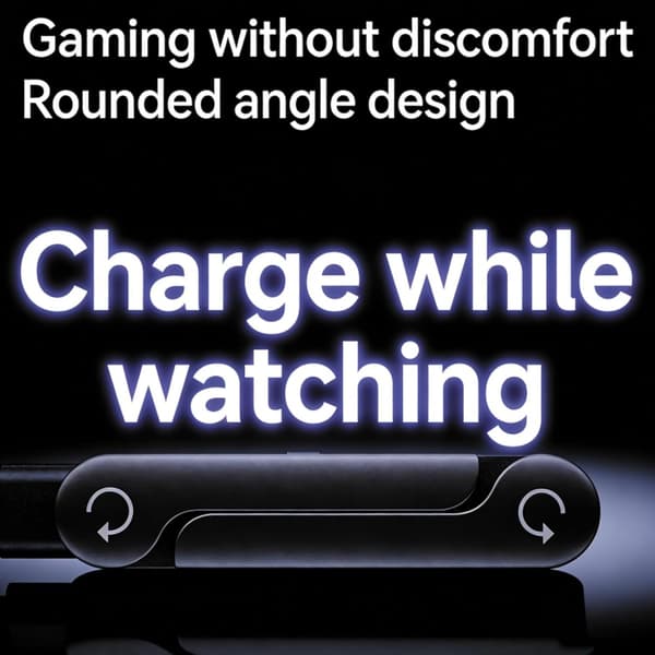 240w Braided Fast Charging Cable with Built-in Phone Stand