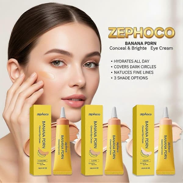 Banan PDRN Concealer Øjencreme, Farvekorrigerende Concealer til under øjnene - 15g