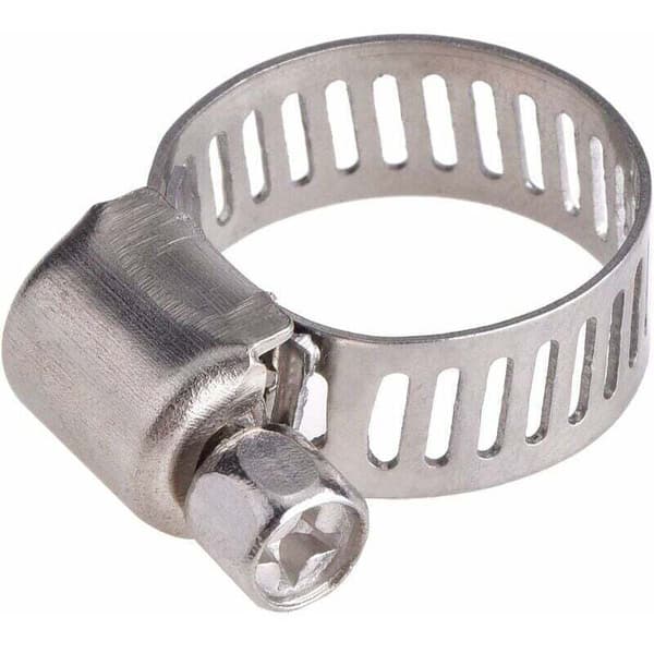 12 Pieces Adjustable Stainless Steel Hose Clamps, Fasteners (9-16 mm)